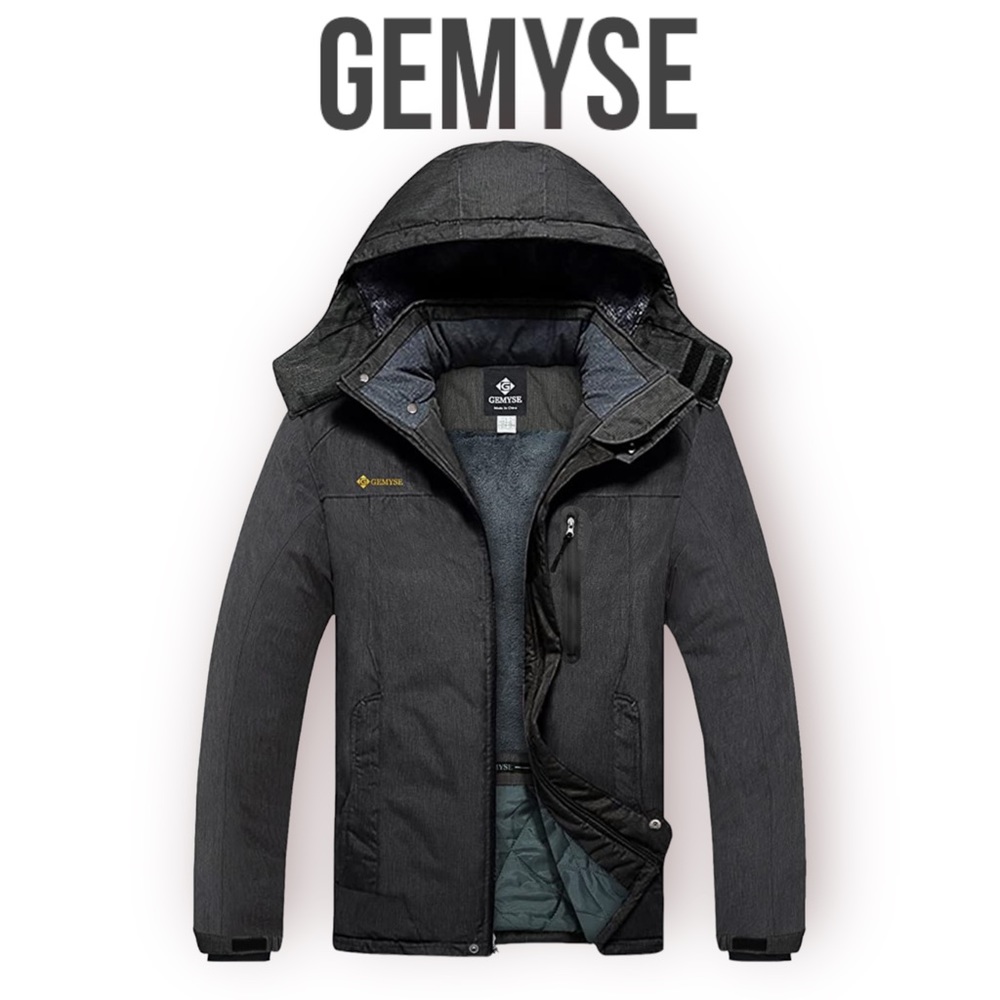 GEMYSE Men's Mountain Waterproof Jacket